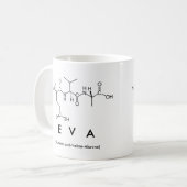 Evaペプチド名mug コーヒーマグカップ (正面左)