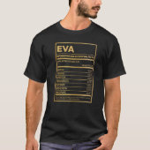 Eva栄養の量（1サービング当たり） Tシャツ (正面)