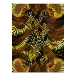 Eva 6抽象デザインポスター ポスター