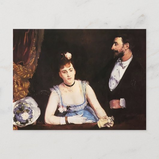 Eva Gonzales – 劇場の箱イタリアン ポストカード (正面)