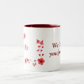 Eva name Mug – Custom Coffee Cup with An ツートーンマグカップ (中央)