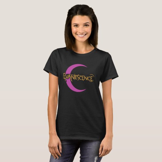 Evanescence u2013 Crescent Moon Tシャツ (正面フル)
