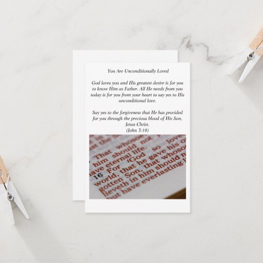 Evangelism card カード (正面/裏面インサイチュ)