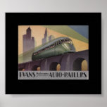 Evans Auto Railers 1930's ポスター<br><div class="desc">Evans Auto Railers 1930's - Rights Purchased</div>