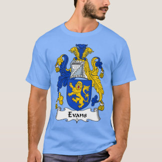 Evans Coat of Arms Family Crest  Tシャツ