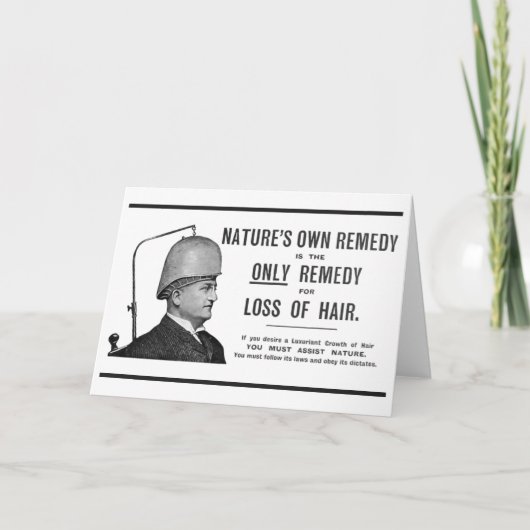 「Evans Vacuum Cap Advertisement」挨拶 カード (正面)