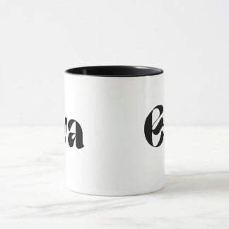 「EVA's Sip of Joy - 'EVA' Printed Mug マグカップ