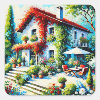 Évasion Florale スクエアシール