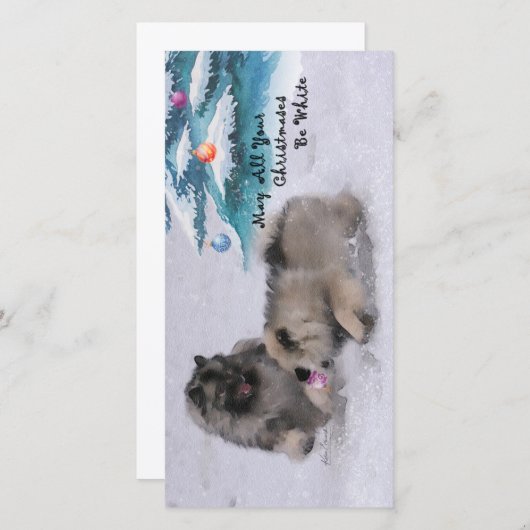 Evasuikによる2018年のクリスマスカードはカスタム設計します シーズンカード (正面/裏面)