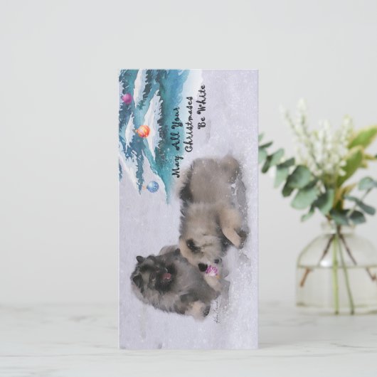 Evasuikによる2018年のクリスマスカードはカスタム設計します シーズンカード (スタンド正面)