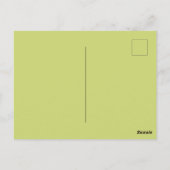 EVEアボカ絵を描ド植物性イラストレーションポスター ポストカード (裏面)