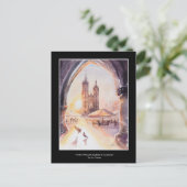 EVEクラク絵を描フオールドタウンハガキ ポストカード (スタンド正面)