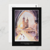 EVEクラク絵を描フオールドタウンハガキ ポストカード (正面/裏面)