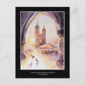 EVEクラク絵を描フオールドタウンハガキ ポストカード (正面)