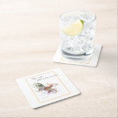 EVEクリス色彩の鮮やかマストナカイとバニー スクエアペーパーコースター (インサイチュ)