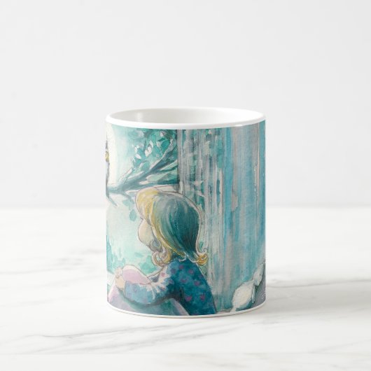 EVEグッド絵を描ナイトフクロウ コーヒーマグカップ (中央)