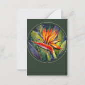 EVEストレリ絵を描ツィアフラワーノートカード ノートカード (正面)