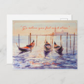 EVEヴェネツィアサンセットポストカード ポストカード (正面/裏面)