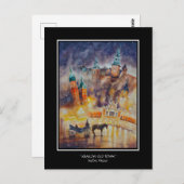 EVE 絵を描 Krakowオールド・タウン・ポスター ポストカード (正面/裏面)