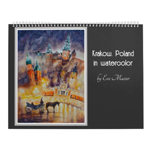 EVE 絵を描 Krakow、ポーランドのカレンダー カレンダー (カバー)