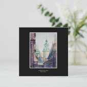 EVE 絵を描 Krakow，ポーランドオールドタウン カード (スタンド正面)