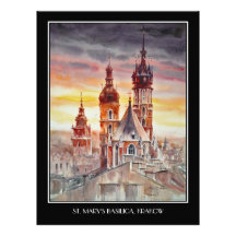 EVE 絵を描 Krakow，ポーランドオールドタウン