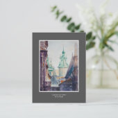 EVE 絵を描 Krakow，ポーランドオールドタウン ポストカード (スタンド正面)