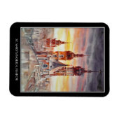 EVE 絵を描 Krakow,ポーランドオールドタウン マグネット (横)