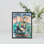 EVE 絵を描 Love in Venice, Italy ポストカード (スタンド正面)