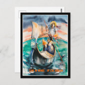 EVE 絵を描 Love in Venice, Italy ポストカード (正面/裏面)