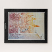 EVE 絵を描 Morning in Krakow，ポーランド ジグソーパズル (横)