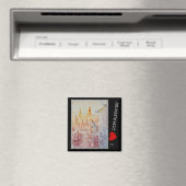 EVE 絵を描 Morning in Krakow,ポーランド マグネット (インサイチュ (食洗機))