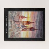 EVE 色彩の鮮やか Krakow、ポーランド旧市街カード ジグソーパズル (横)