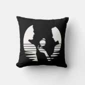 Eve Hands An Apple To Adam, White Version 2/3 クッション (正面)