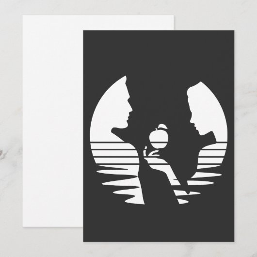 Eve Hands An Apple To Adam, White Version 2/3 シーズンカード (正面/裏面)