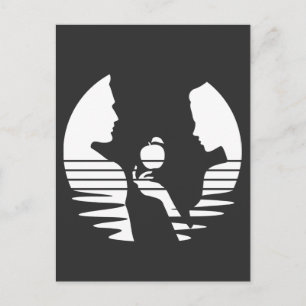 Eve Hands An Apple To Adam, White Version 2/3 ポストカード