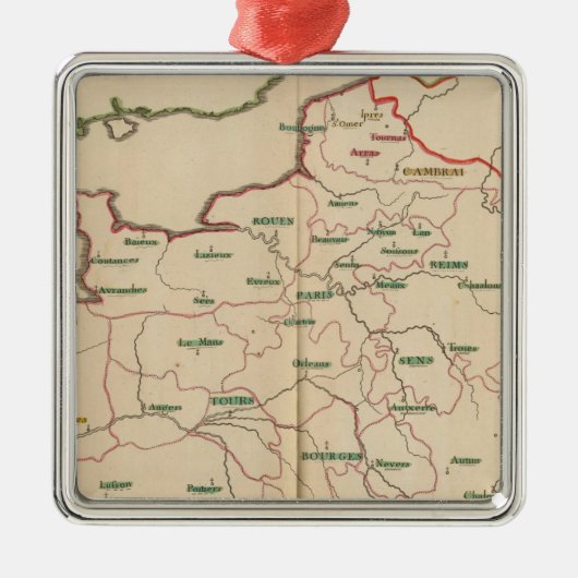 Evechez、フランス メタルオーナメント (正面)