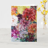 evelopeが付いている性質の奨励金の挨拶状 カード (黄色い花)