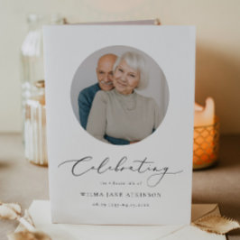 EVELYNスクリプエレガントト記念葬式プログラム カード