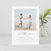 EVELYN書道エレガントスクリプト日付の保存 招待状 (スタンド正面)