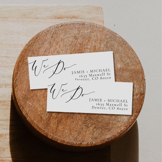 EVELYN書道エレガント台本We Do 結婚's ラベル