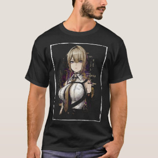 Evelyn Chevalier ZZZ 黒髪 紅蓮の炎 バインディング Tシャツ