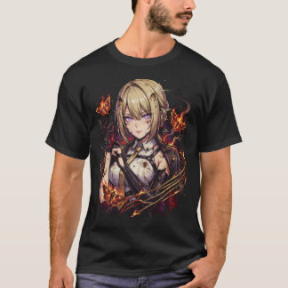 Evelyn Chevalier ZZZ Red Burning Tethers Portrait Tシャツ