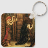 Evelyn De Morganによる絶望の刑務所での希望 キーホルダー (裏面)