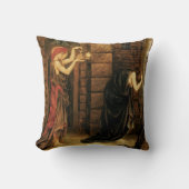 Evelyn De Morganによる絶望の刑務所での希望 クッション (正面)