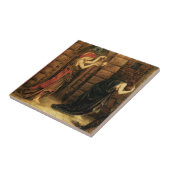 Evelyn De Morganによる絶望の刑務所での希望 タイル (側面)