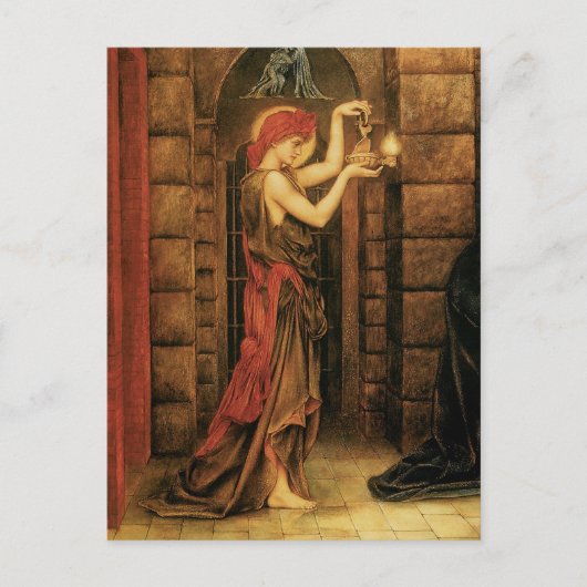 Evelyn De Morganによる絶望の刑務所での希望 ポストカード (正面)