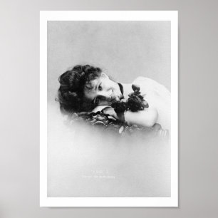 Evelyn Nesbit, 1901オットー・サローニーによって撮影された ポスター