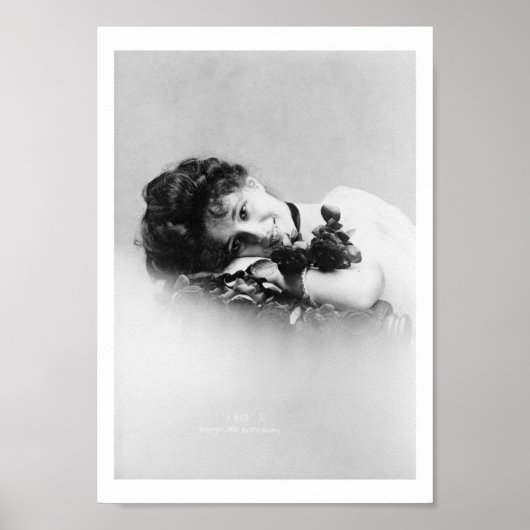 Evelyn Nesbit, 1901オットー・サローニーによって撮影された ポスター (正面)