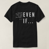 Even もし Premium Tシャツ (デザイン正面)